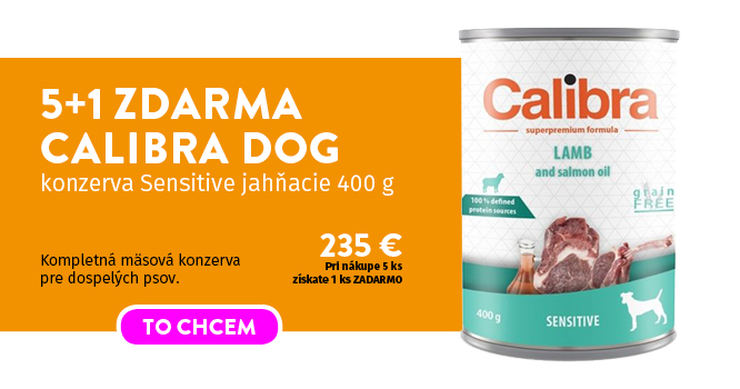 Calibra Dog konzerva 5+1